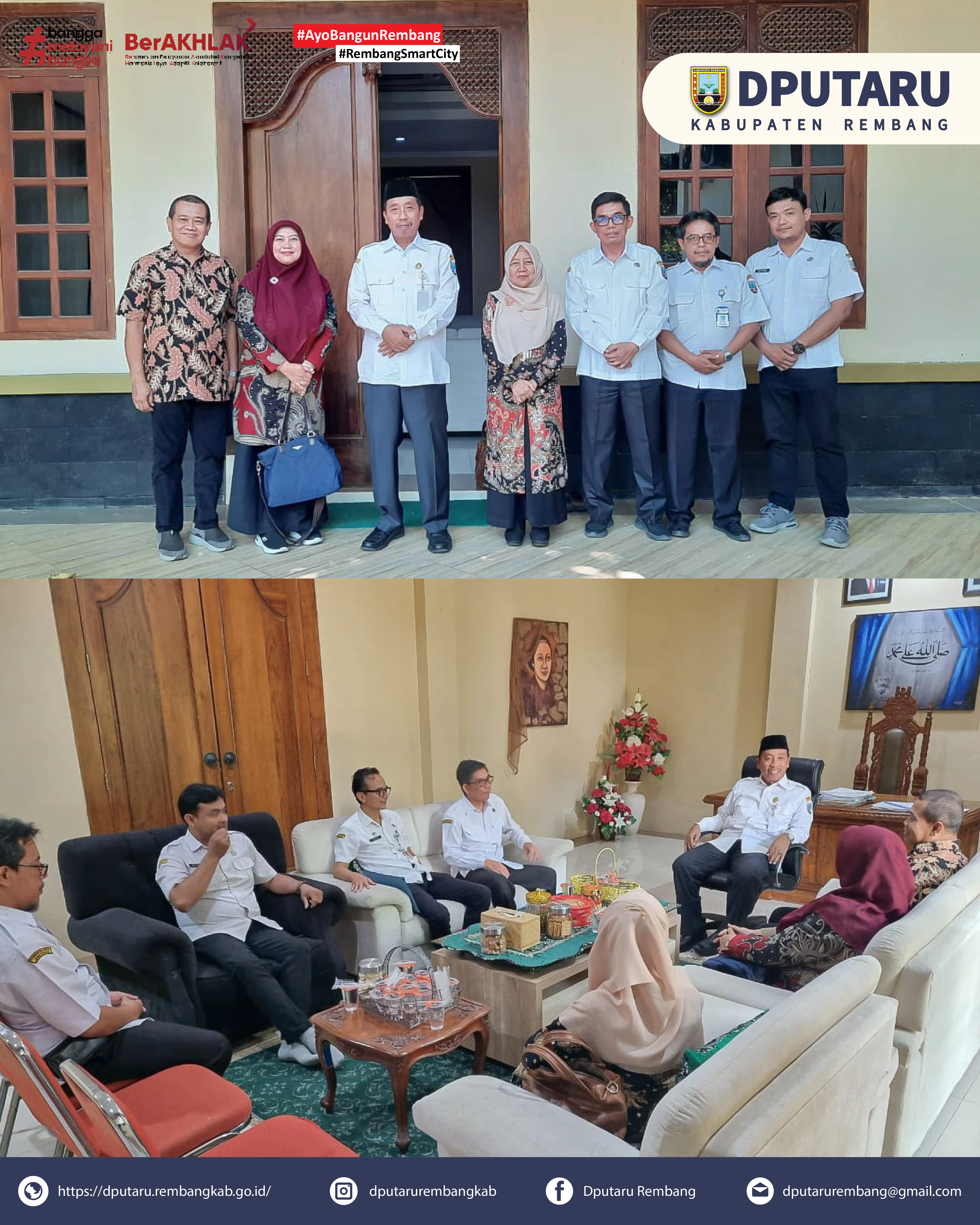 KUNJUNGAN TIM LEMBAGA PENELITIAN PENGABDIAN MASYARAKAT (LPPM) UNISSULA SEMARANG